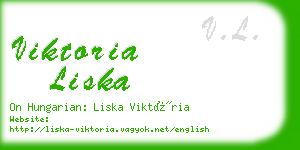 viktoria liska business card